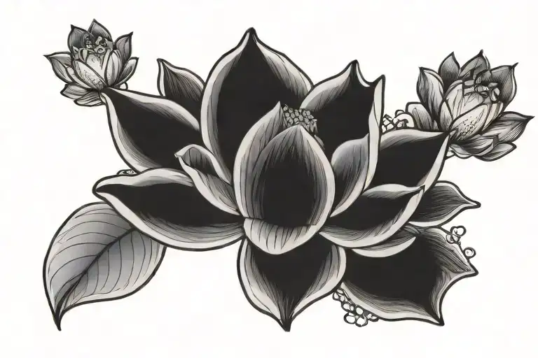 A Small Lotus Flower In The Middle Of The Quote Vita Desposito