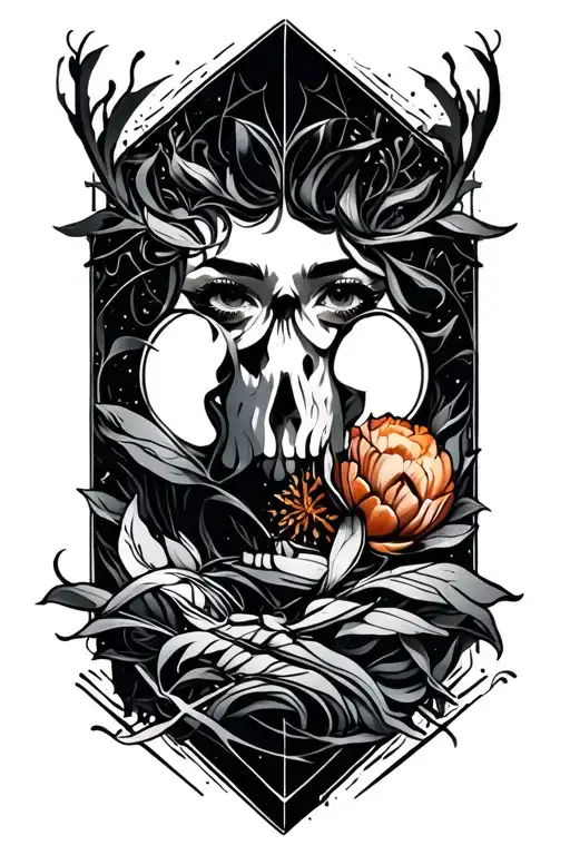 Shape Behind Representing Melancoly