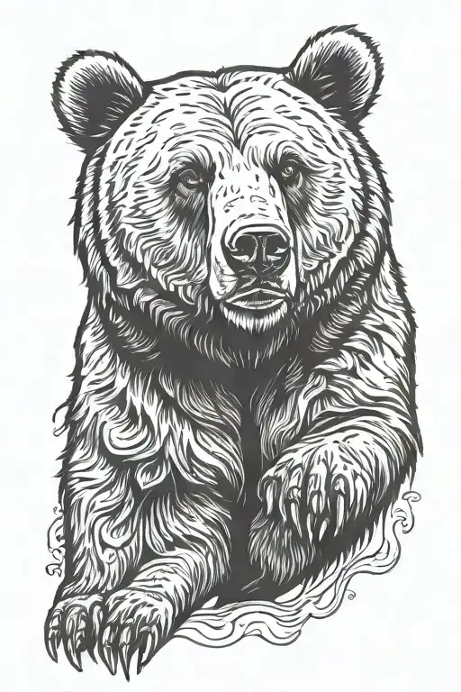 Grizzly Bear Standing