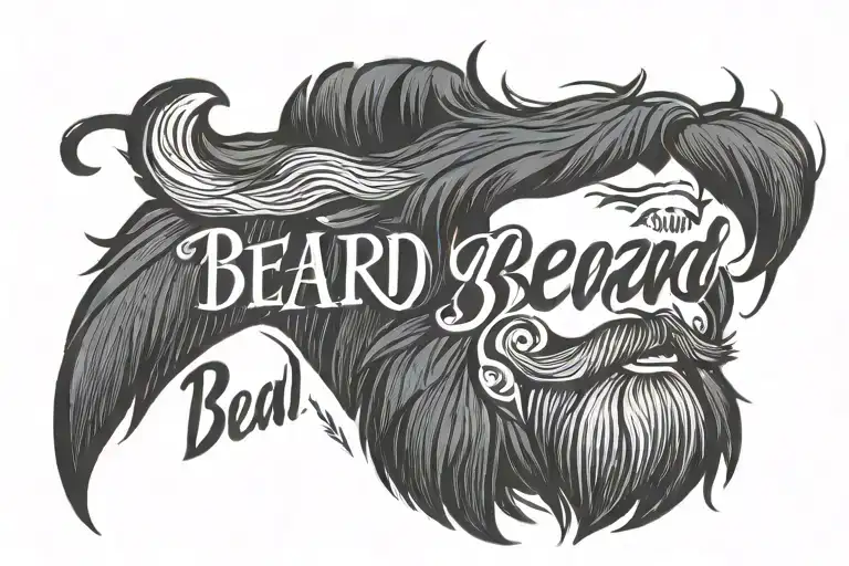 Beard Lettering Design
