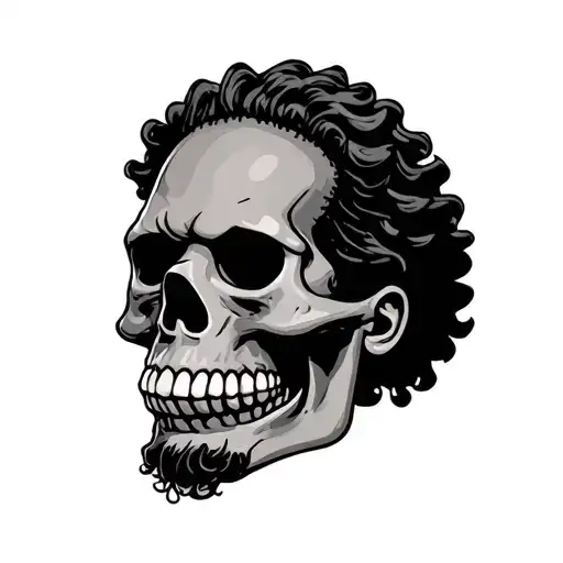 Barry White Simpsons Skull