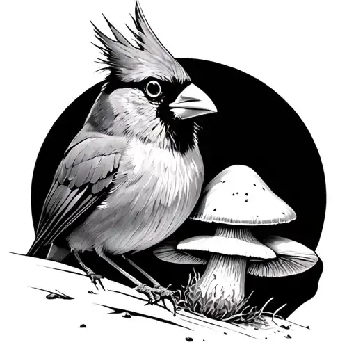 Cardinal Eats Extra Life Mushroom