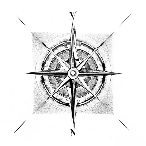 Compass In The Woods