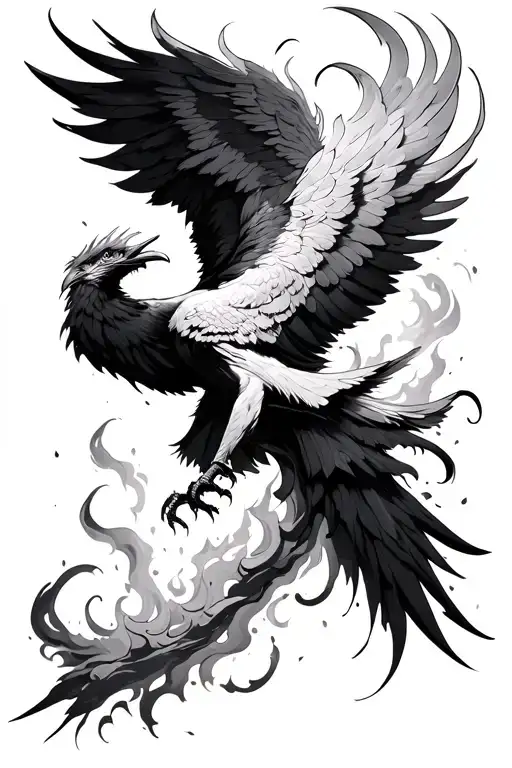 Phoenix Rising From Ashes
