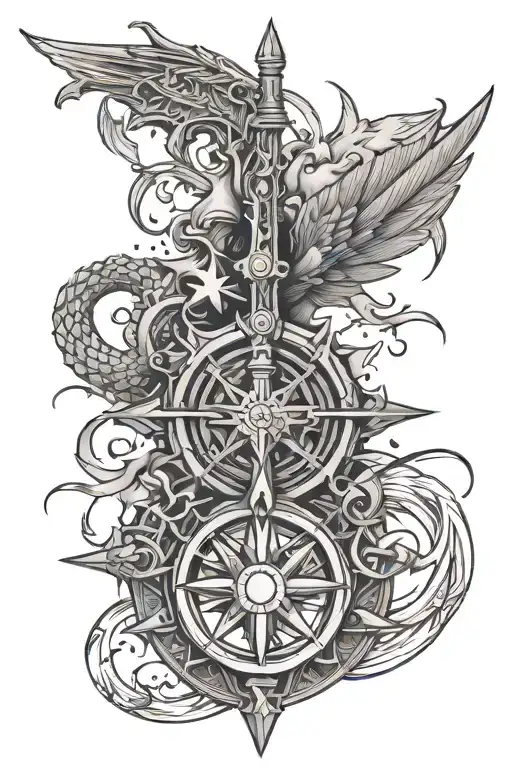 Tojis Inverted Spear Of Heaven Intermingled With Mahoragas Wheel