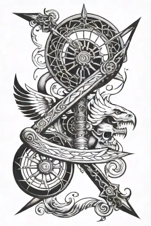 Tojis Inverted Spear Of Heaven Intermingled With Mahoragas Wheel