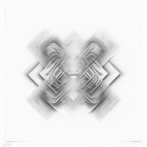 An Abstract Representation Of Soundwaves Merging With Weights