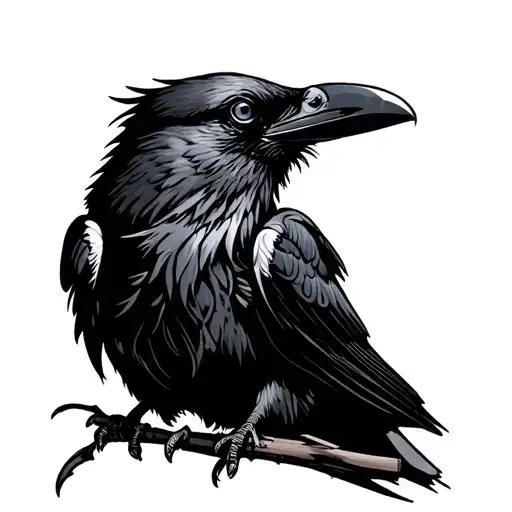 Menacing Crow