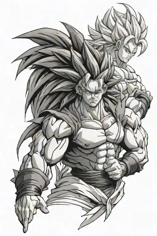 Ssj4 Gogeta Holding A Three Star Dragon Ball