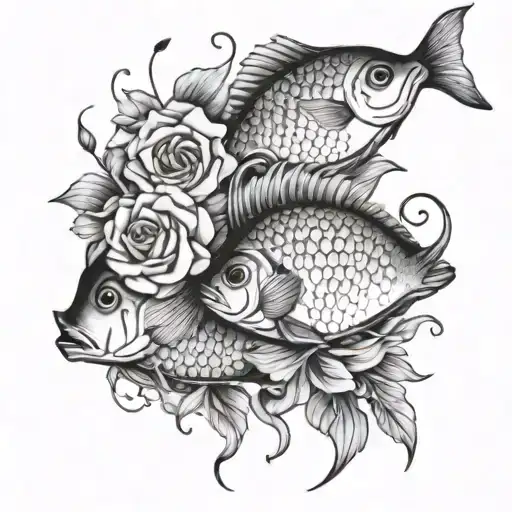 Fish Looks Like A Flower Bouquet