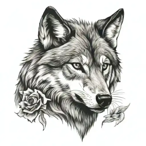 Dangerous And Confident Wolf