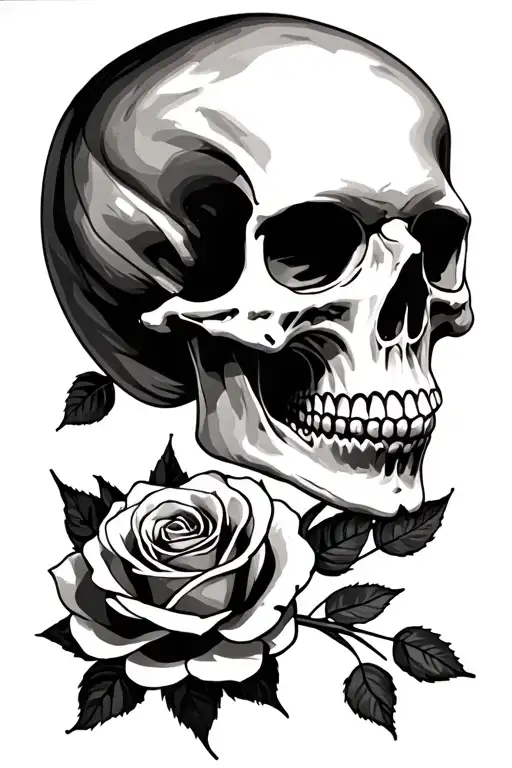 Skull And Roses