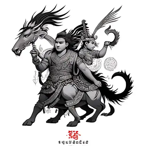 Chinese Zodiac Signs As Khmer Warriors