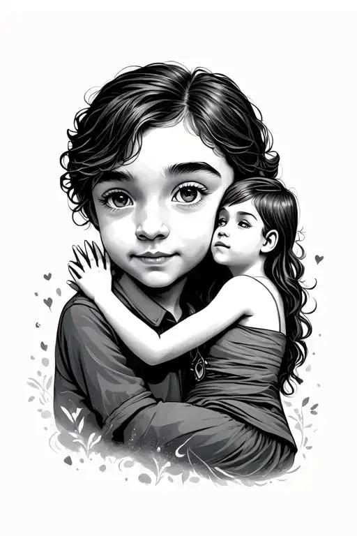 A Child Raising His Mom