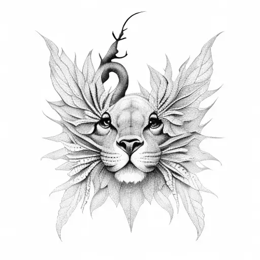 Botanical Animal Symbolizing Perseverance And Grit