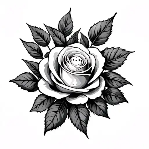 Golf And Roses Growing