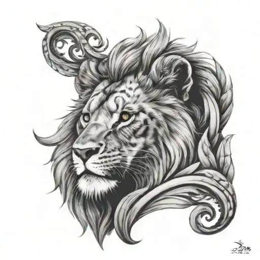 Little Lion Half Sleeve