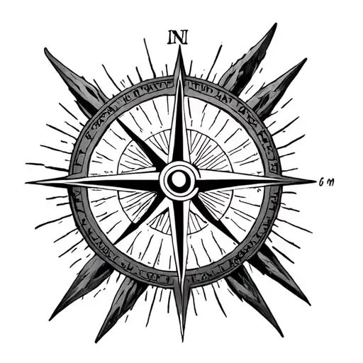 One Piece Compass Surrounded