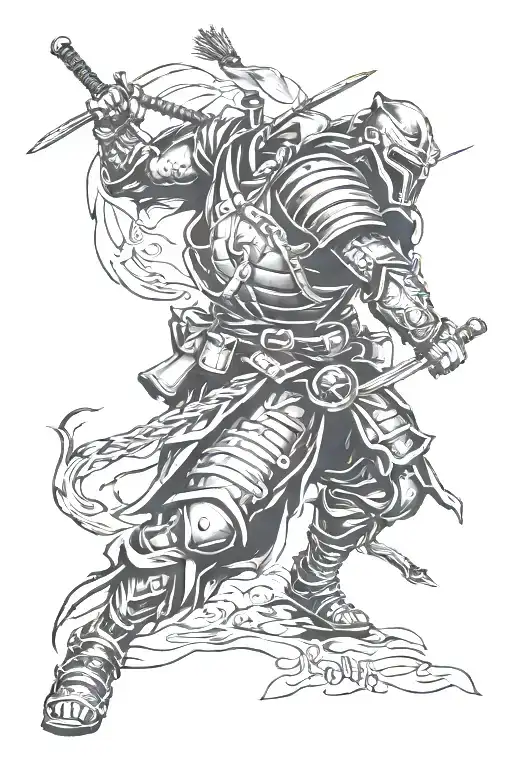 Tattoo For My Son Named Ronin