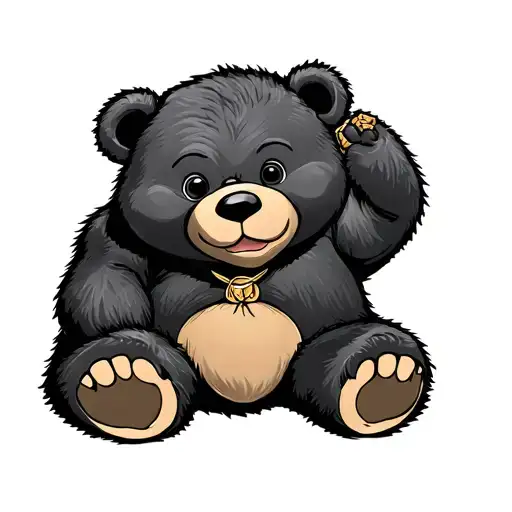 Smokey Yogi Boo Boo Bear Sitting