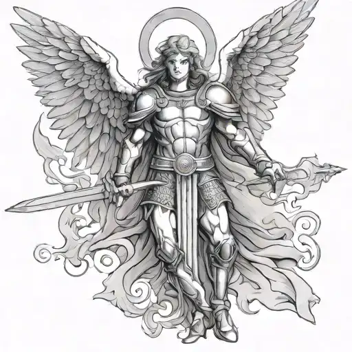 Archangel Michael With A Sword
