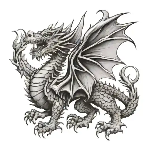 Modern Welsh Dragon