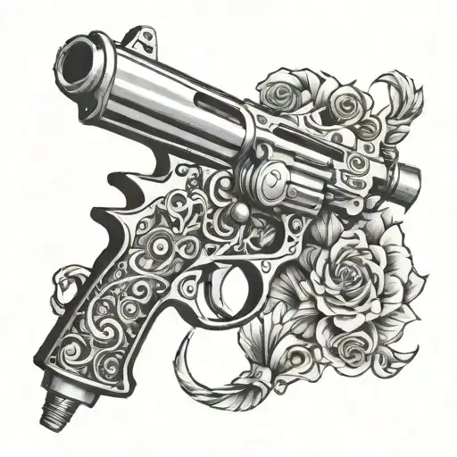 Female Tattoo Gun