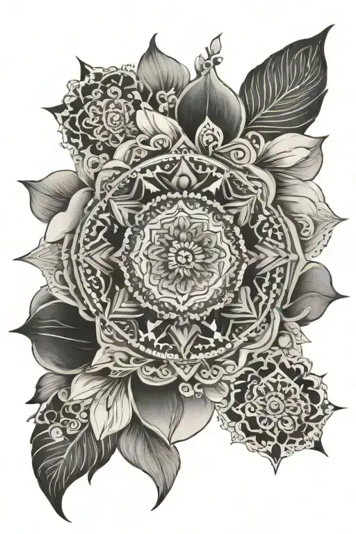 Crown Feminine Mandala