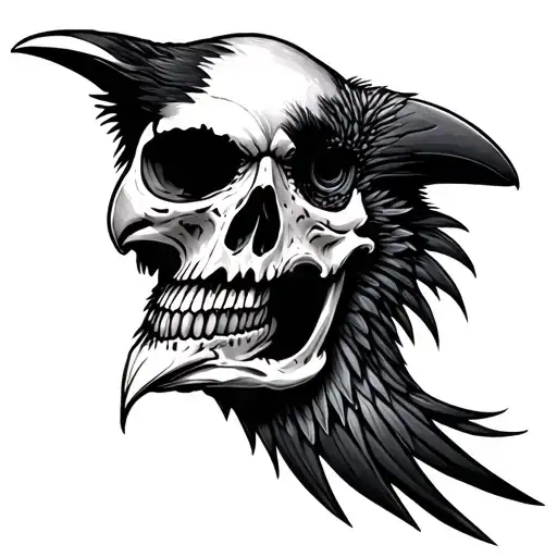 Raven Skull