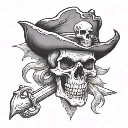 A Cheese Pirate Skull