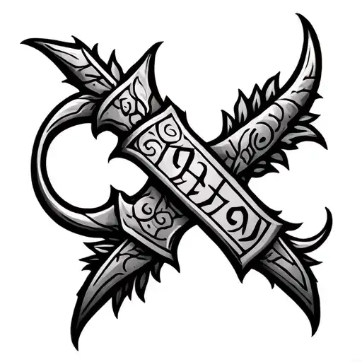 Yorkshire Rose Viking Runes