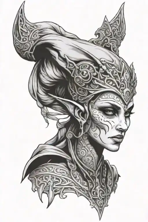 Dark Brotherhood Skyrim Dark Elf Woman