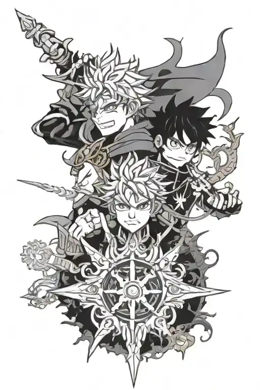 Black Clover Asta And Liebe