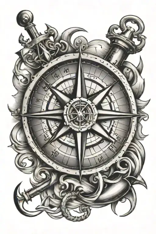 Compass And Anchor
