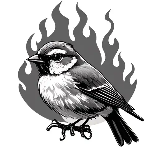 Little Bird On Grear Fire