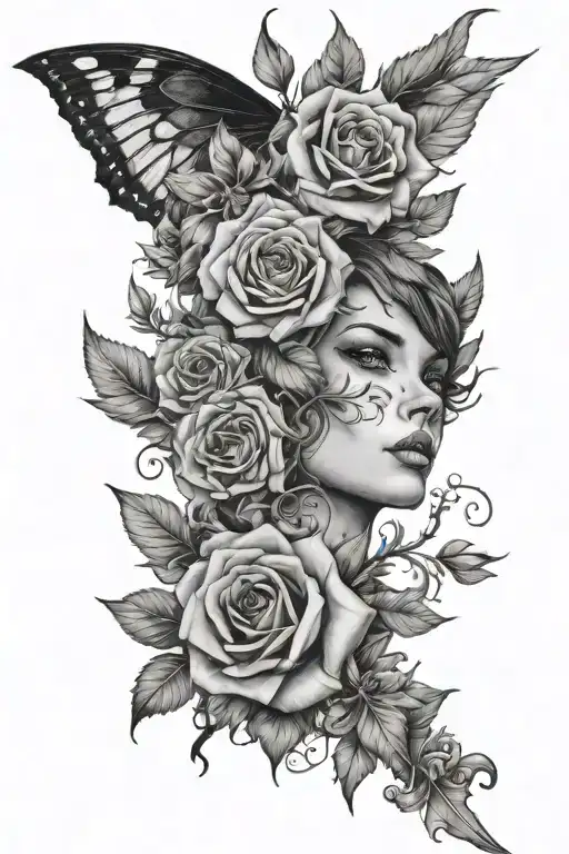 Black And Grey Realism Style