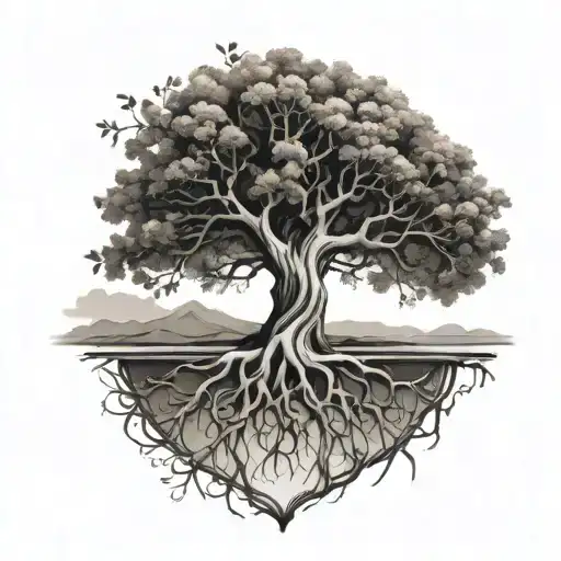 Tree Of Life With Roots