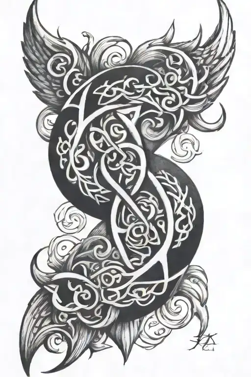 Norse Symbol Inspired Endless Love