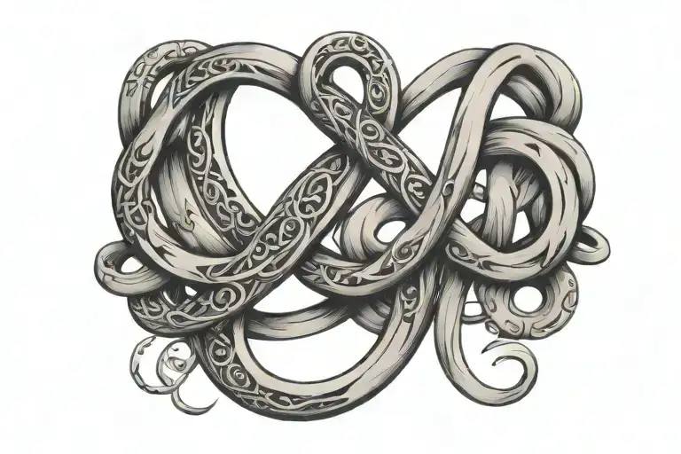 I Love You 3000 Million Infinity Symbol Intertwined