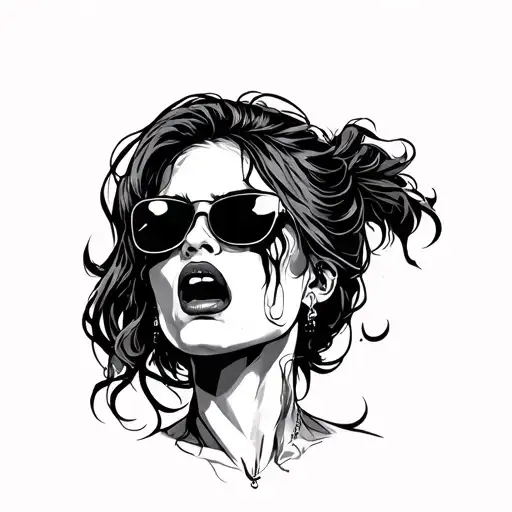 Crying Woman In Sunglasses