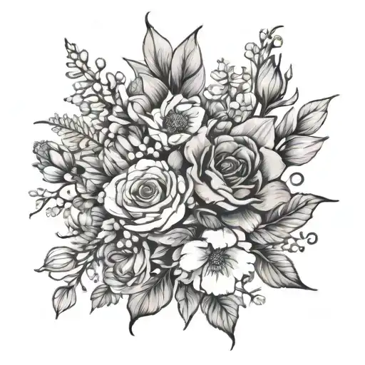 Birth Flower Bouquet