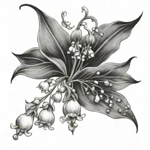 Lily Of The Valley Flower Intertwined