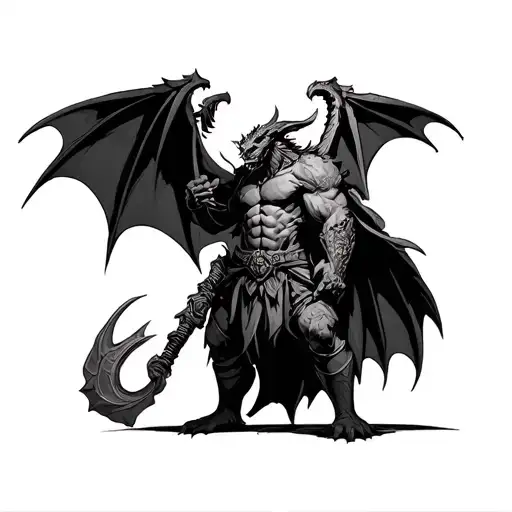 Gargoyle Warrior Standing