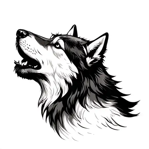 Wolf Howling At The Moon