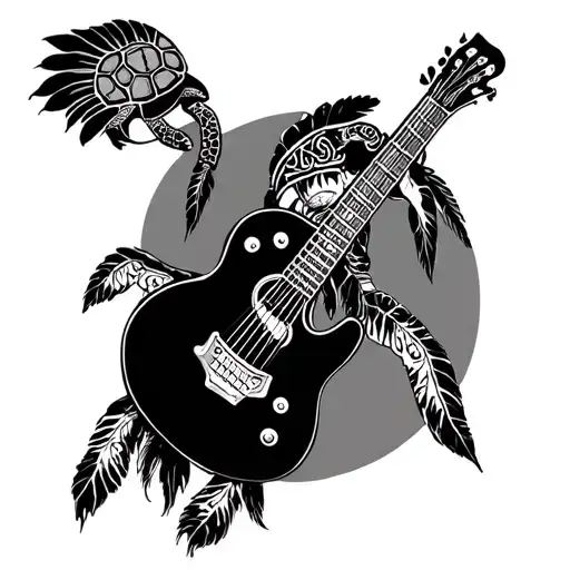 Turtle And Guitar And Indian Arm