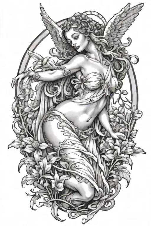 Daphne But More Like An Angel But Not Very Much Detailed