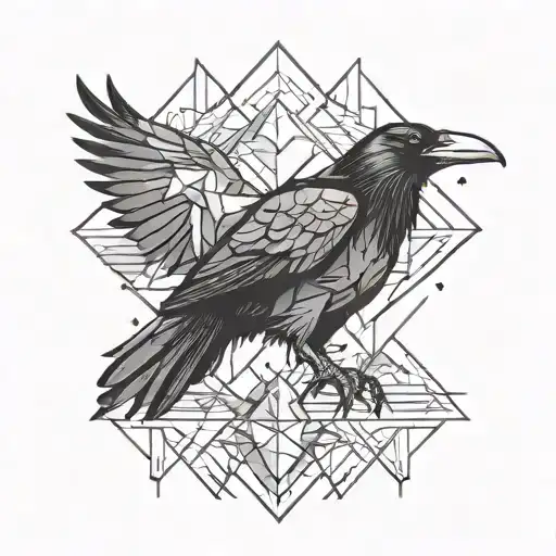 Geometric Raven