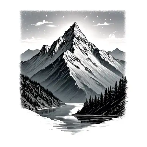 Cest La Vie Mountain In Background Small