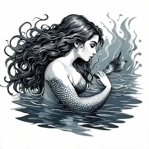 Mermaid Swimming