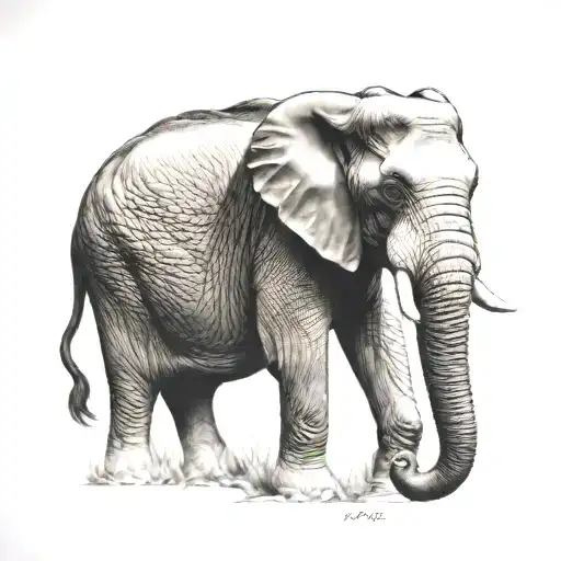 Elephant Playing